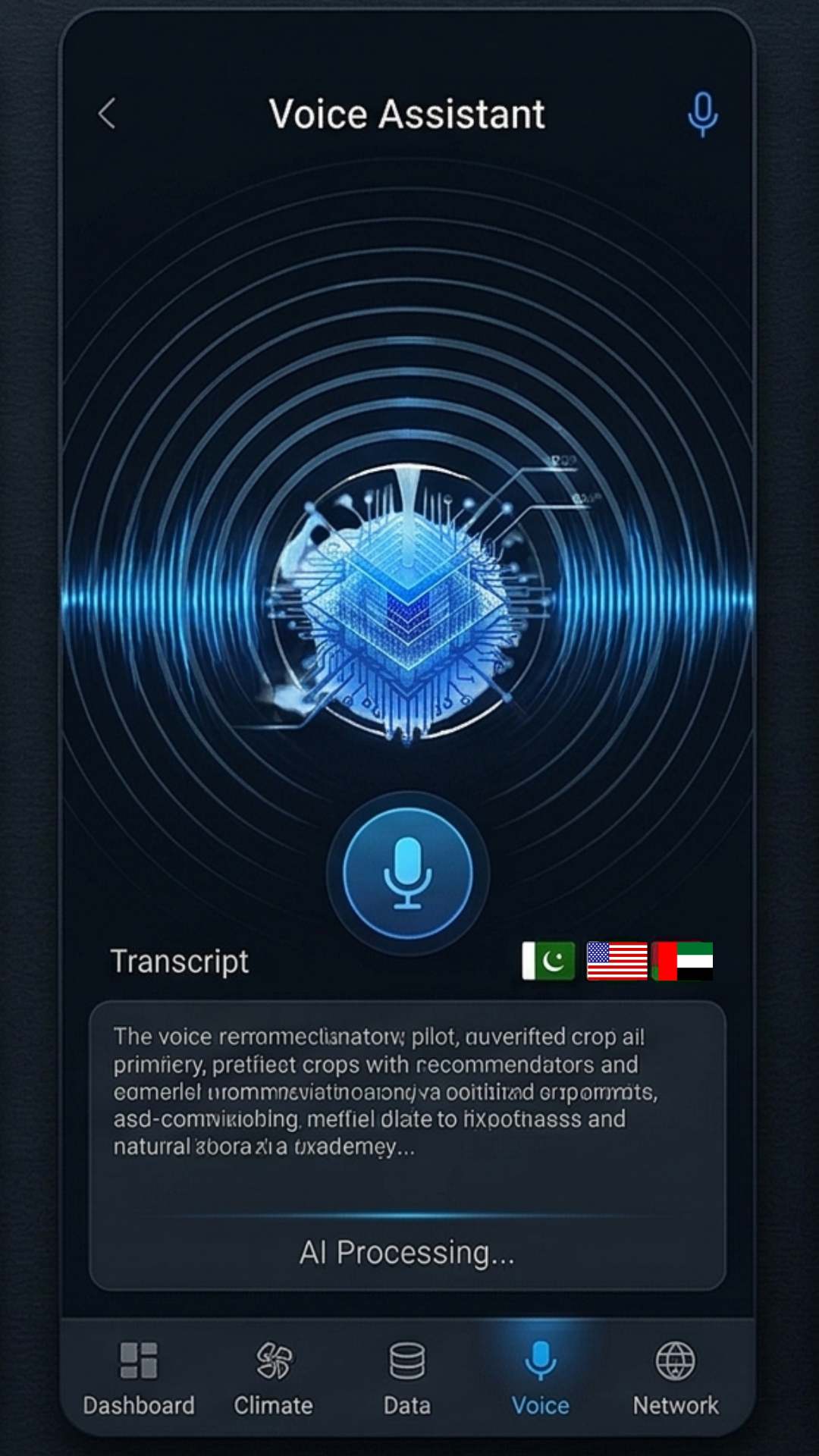 Kissan AI — Voice-First Interface