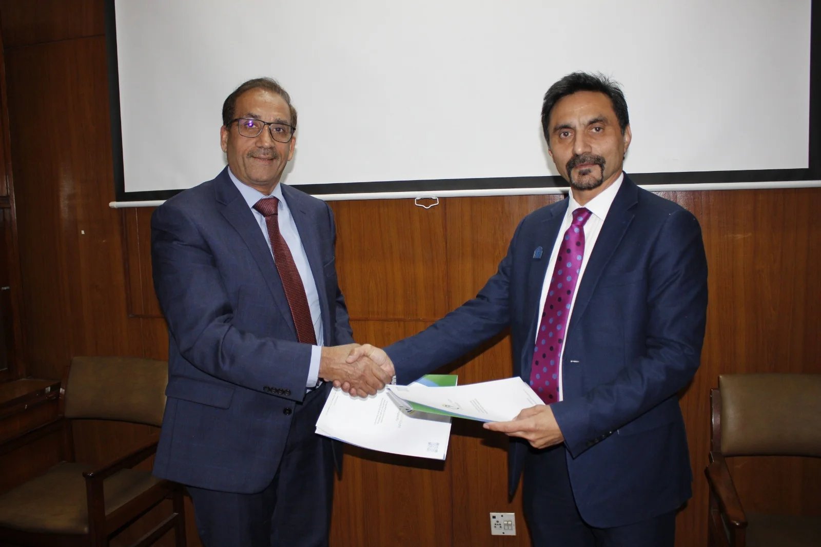 Delegates from PNCU and FGP during the MoU ceremony