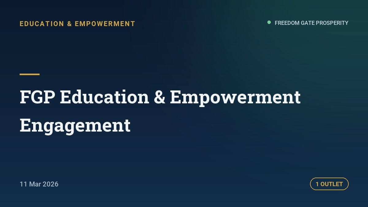 FGP Education & Empowerment Engagement
